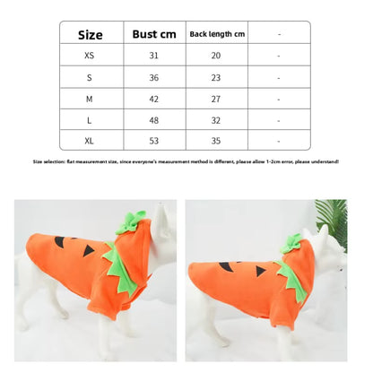 Halloween Dog Pumpkin Costume
